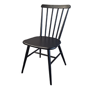 Black Aluminum Windsor Chair