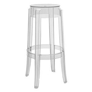 Clear Kasper Stool