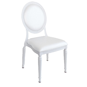 White Louis Chair
