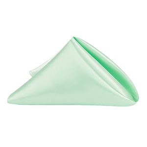 Mint Green Satin Napkin