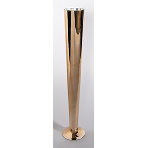 Gold Trumpet Vase