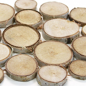 Rustic Wood Biscuit Small