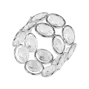 Silver Crystal Napkin Ring
