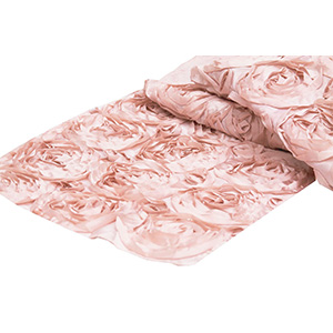 Blush Rosette Table Runner
