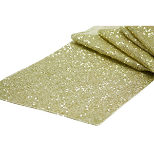 Ivory Sequins Table Runner