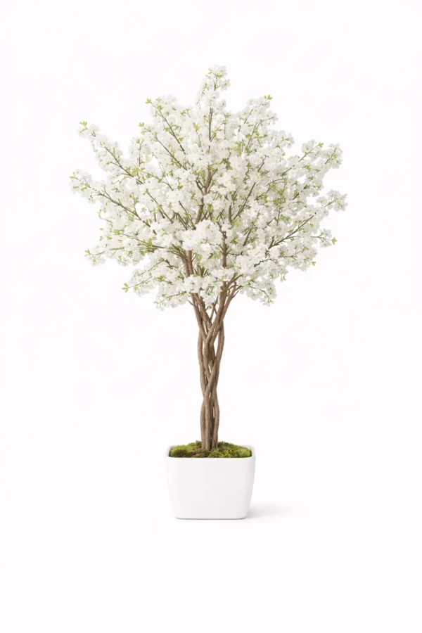 WHITE CHERRY BLOSSOM TREE 8'