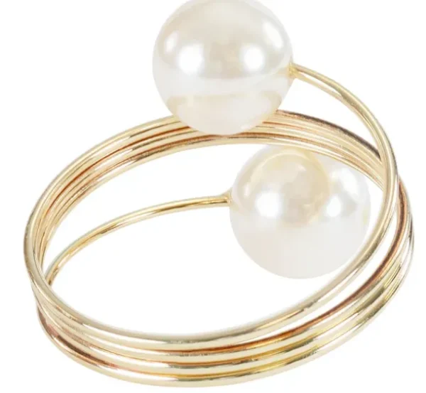 GOLD SPIRAL NAPKIN RING