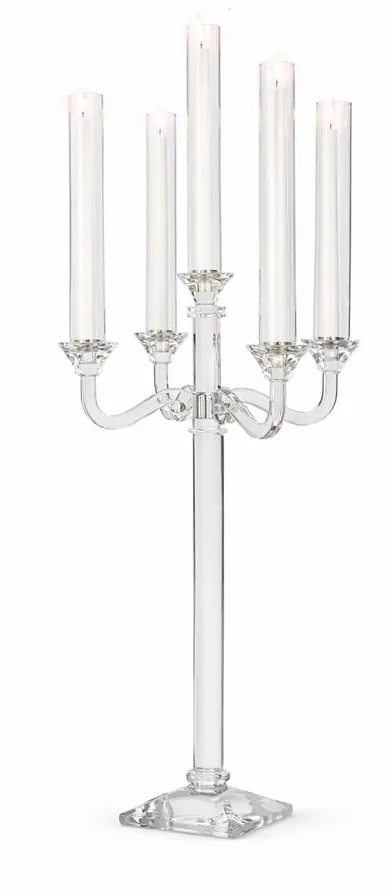 DINA CRYSTAL CANDELABRA - 5 STEMS
