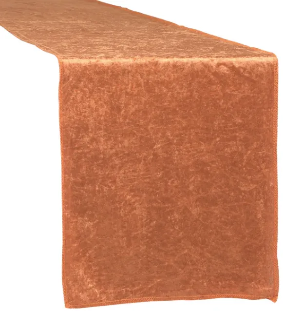 TERRACOTTA VELVET TABLE RUNNER