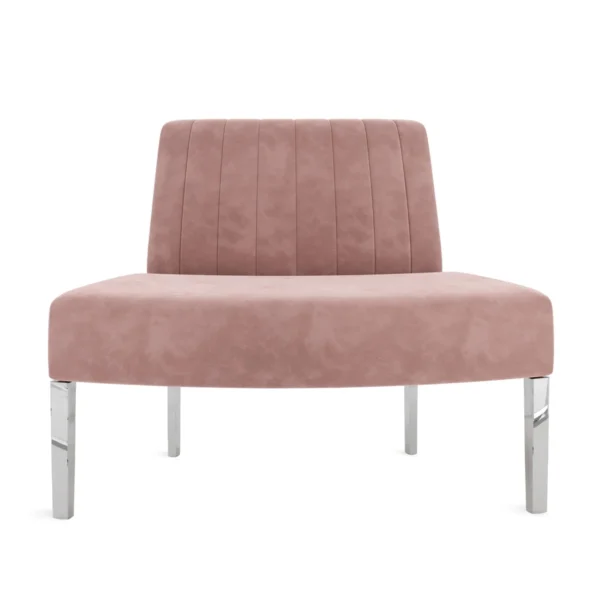 DUSTY ROSE VELVET KINCAID EXTERIOR SOFA