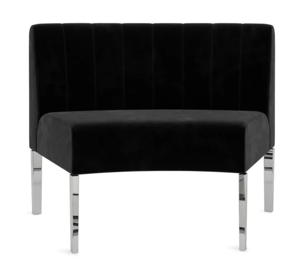 BLACK VELVET KINCAID INTERIOR SOFA