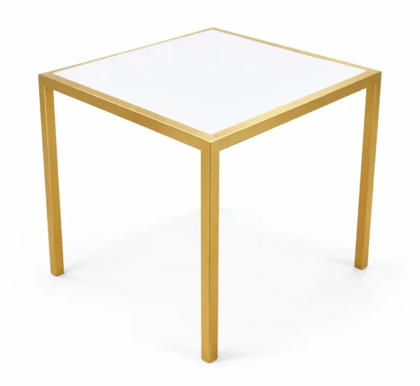 TABLE DE COIN MOSCOW DORÉ-BLANCHE