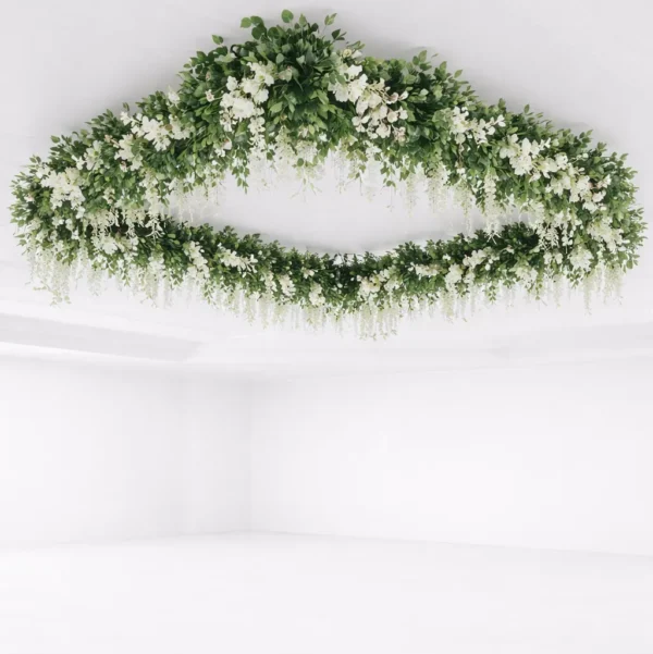 SQUARE SILK FLORALS-GREENERY FOR CEILING