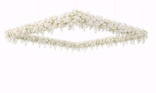 SQUARE SILK FLORALS FOR ROOM CEILING
