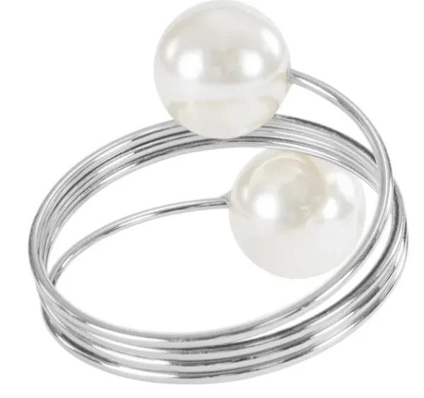 SILVER SPIRAL NAPKIN RING