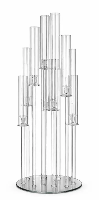 STELLA CRYSTAL CANDLE HOLDER - 9 STEMS