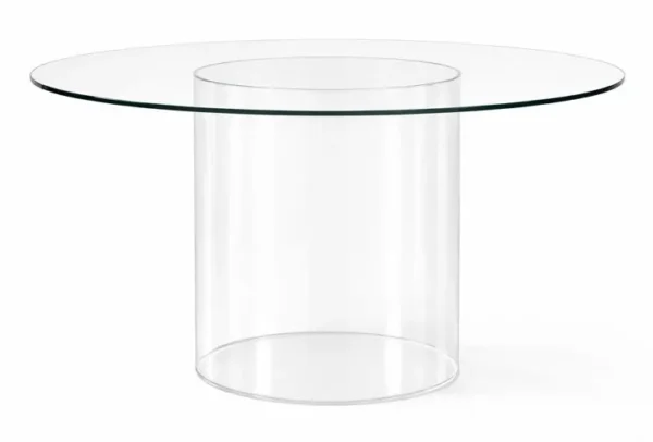 CLEAR RAVELLO ROUND TABLE