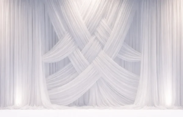 ASYMMETRIC CURTAIN DECOR - 4