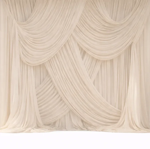 ASYMMETRIC CURTAIN DECOR - 5