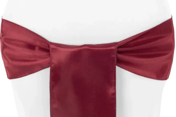 BOUCLE EN SATIN BOURGOGNE