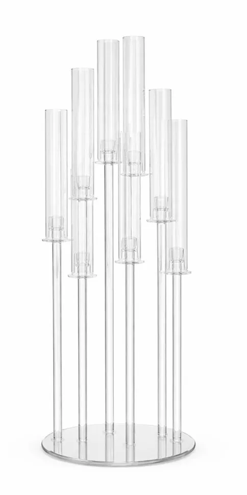 STELLA CRYSTAL CANDLE HOLDER - 7 STEMS