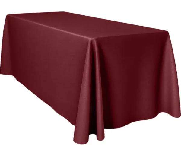 CABERNET RECTANGULAR POLYESTER TABLECLOTH 90" X 156"