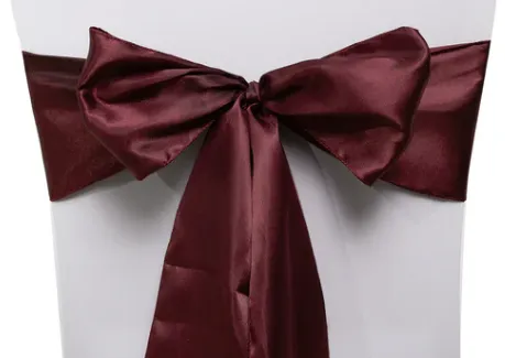BOUCLE EN SATIN CABERNET