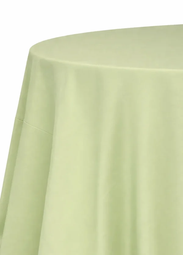 CELERY ROUND POLYESTER TABLECLOTH 120"