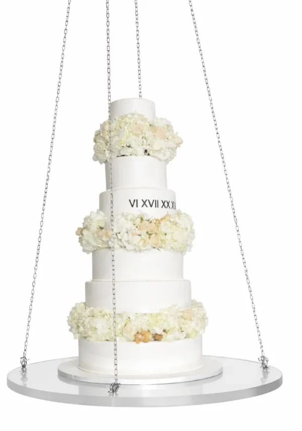 PLEXIGLASS HANGING CAKE STAND