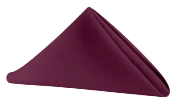 SERVIETTE DE TABLE EN POLYESTER CABERNET