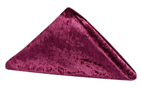 SERVIETTE DE TABLE EN VELOURS MURE