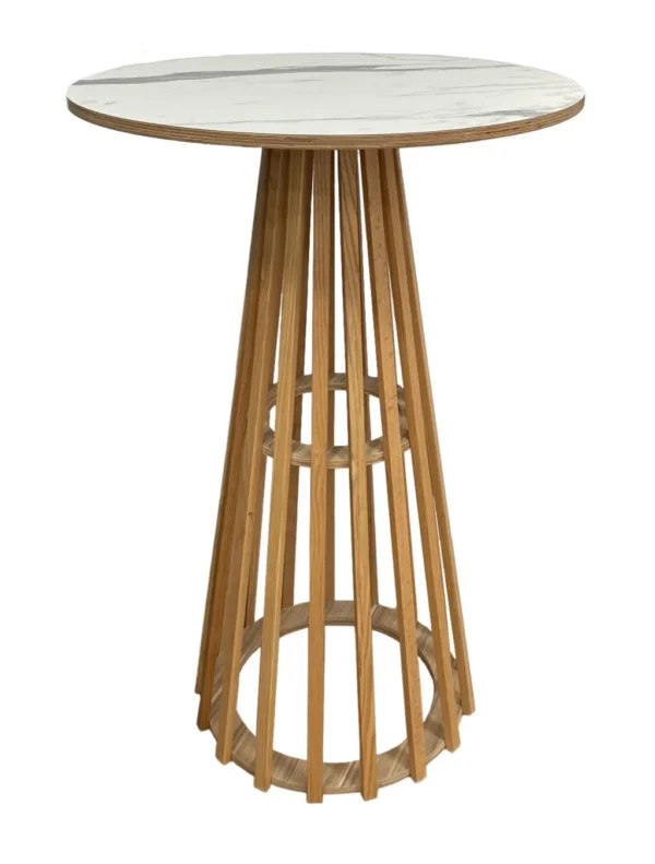 TABLE COCKTAIL ADELE BRUN-BLANC