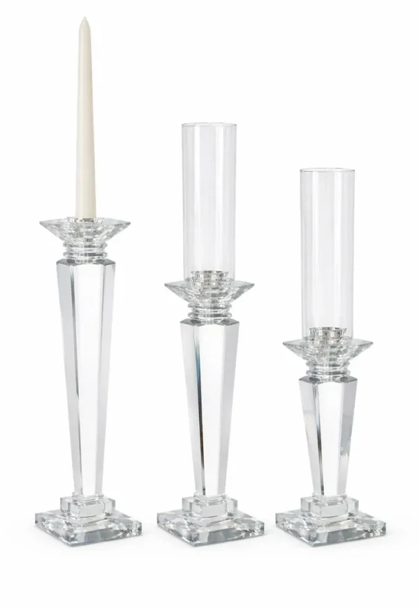 GIULIA TRIO CRYSTAL CANDLE HOLDER