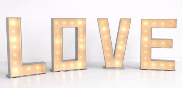LOVE MARQUEE LETTERS