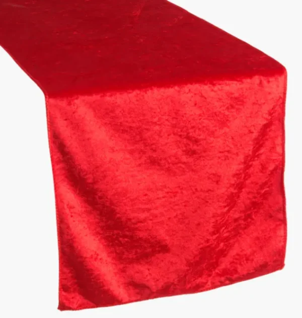 RED VELVET TABLE RUNNER
