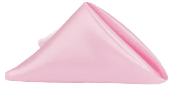 SERVIETTE DE TABLE EN SATIN ROSE MEDIUM