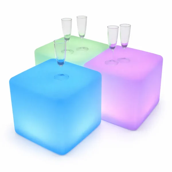 SQUARE ACRYLIC ILLUMINATED LIGHT CUBE