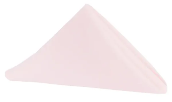 SERVIETTE DE TABLE EN POLYESTER ROSE PASTEL