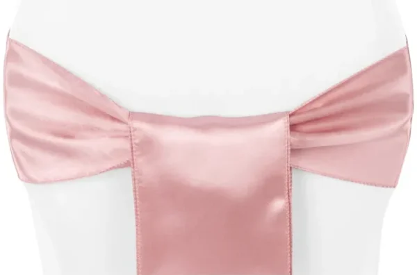 BOUCLE EN SATIN DUSTY ROSE
