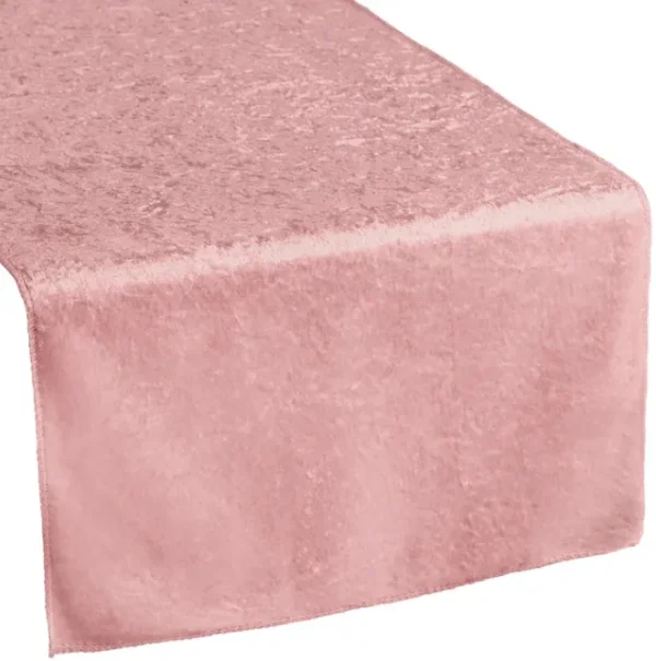 DUSTY MAUVE VELVET TABLE RUNNER