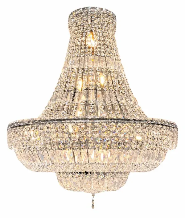 LARGE TORREZ GLASS HANGING CHANDELIER