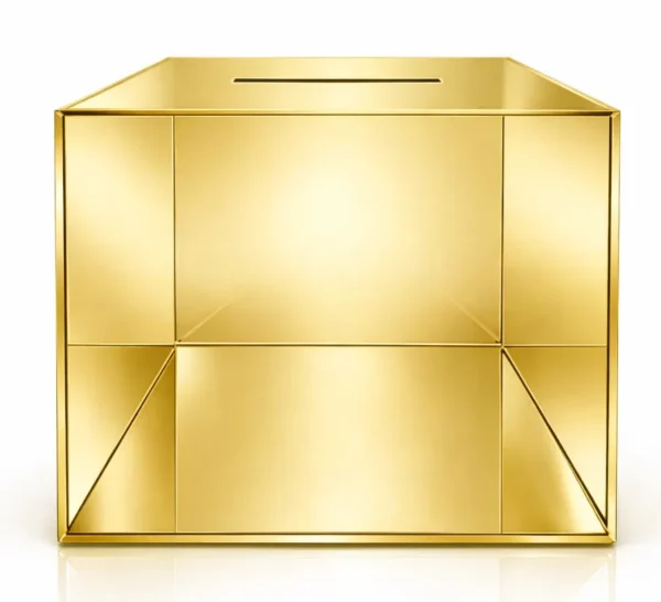 JESSICA GOLD MIRROR MONEY BOX