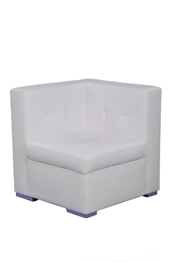WHITE ROYAL CORNER SECTIONAL