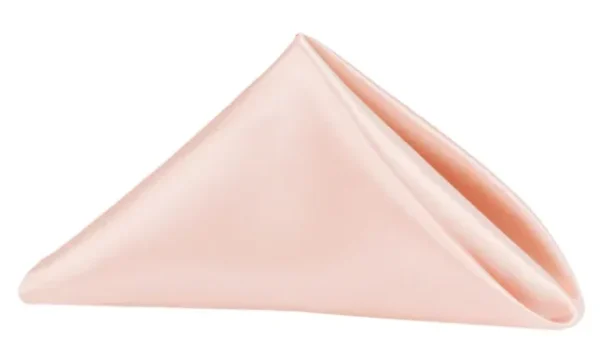 SERVIETTE DE TABLE EN SATIN BLUSH