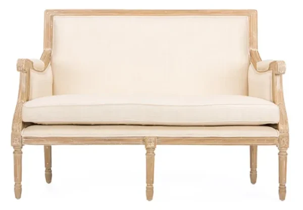 BEIGE RUSTIC CHARLTON BANQUETTE