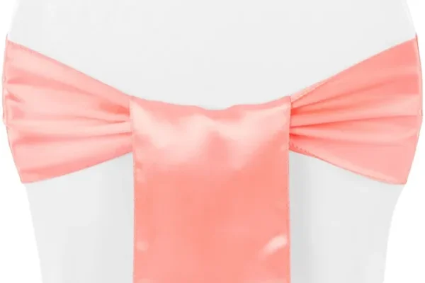BOUCLE EN SATIN CORAIL