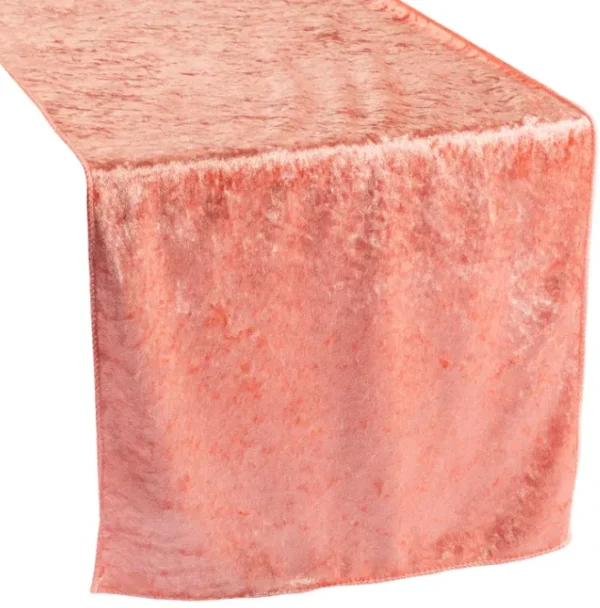 CORAL VELVET TABLE RUNNER