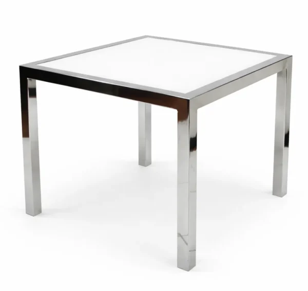 TABLE CARRÉE DE COIN MONACO ARGENT