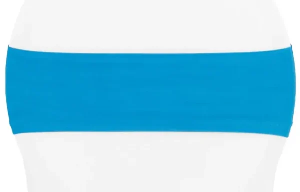 BOUCLE EN SPANDEX DUSTY AQUA