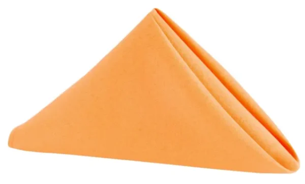 SERVIETTE DE TABLE EN POLYESTER ORANGE